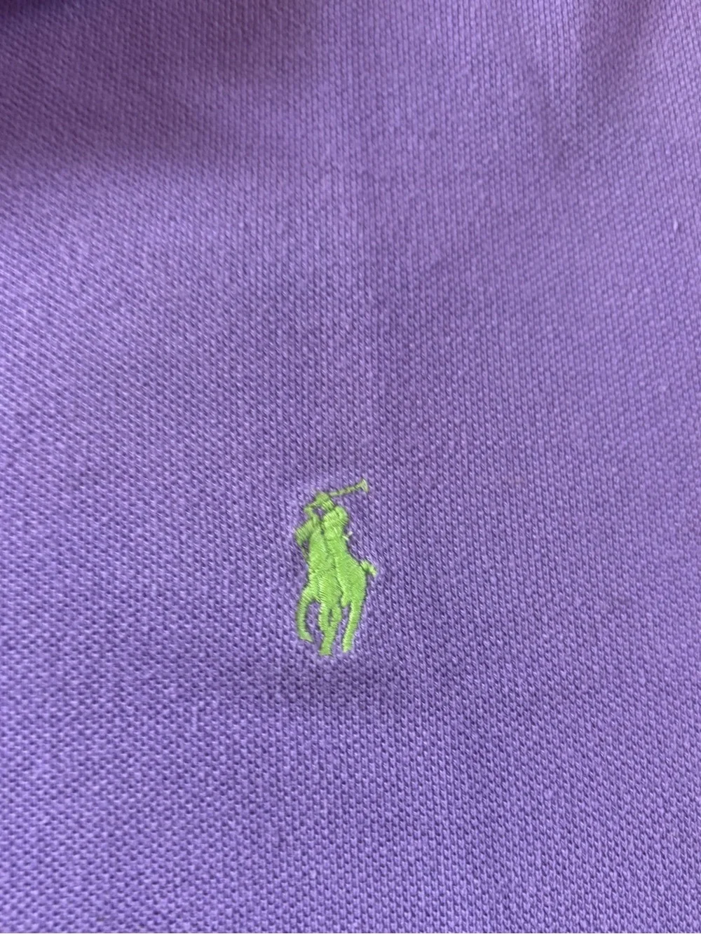 Y2K Ralph Lauren Purple Classic Fit Polo Green Pony Men’s XL